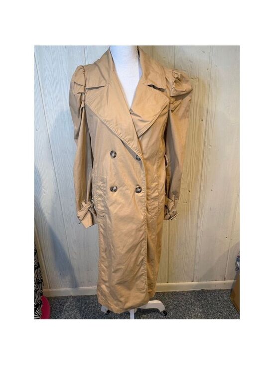 AVEC LES FILLES Jackets & Blazers - Avec Les Filles Beige Trench Coat Women's M
